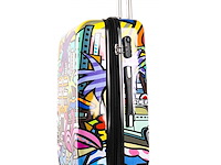 Reiskoffer madisson - miami - h75 x l48 x d30cm - abs - dubbele rits - afbeelding 2 van  7