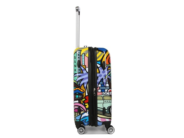 Reiskoffer madisson - miami - h75 x l48 x d30cm - abs - dubbele rits - afbeelding 3 van  7