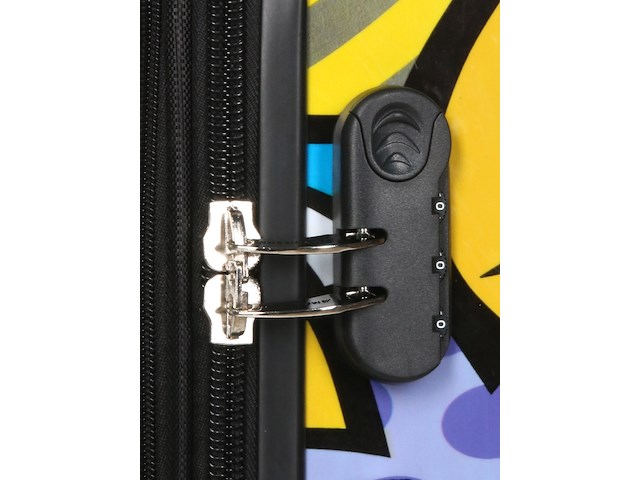 Reiskoffer madisson - miami - h75 x l48 x d30cm - abs - dubbele rits - afbeelding 5 van  7
