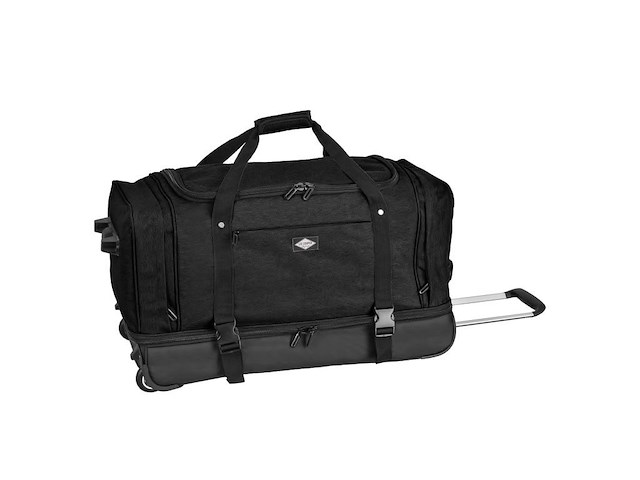 Reistas - lee cooper - lc41670 - zwart - 70 x 39 x 36 cm. - 900d polyester - afbeelding 1 van  8