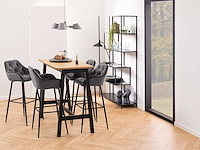 Rek dover 114 cm 4 legplanken - zwart - afbeelding 1 van  7