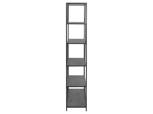 Rek dover 114 cm 4 legplanken - zwart - afbeelding 2 van  7