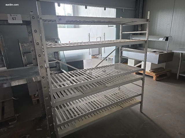 Rek in aluminium en pvc leggers nn - afbeelding 1 van  4