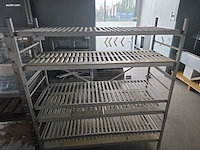 Rek in aluminium en pvc leggers nn - afbeelding 2 van  4