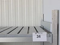 Rek in aluminium en pvc leggers - afbeelding 2 van  5