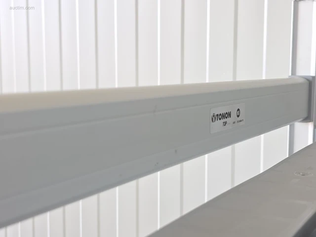 Rek in aluminium en pvc leggers - afbeelding 4 van  5