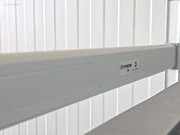 Rek in aluminium en pvc leggers - afbeelding 4 van  5
