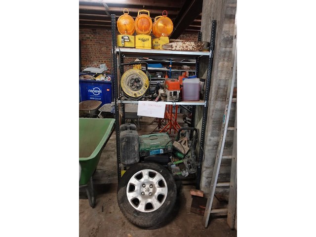 Rek + inhoud - afbeelding 1 van  4