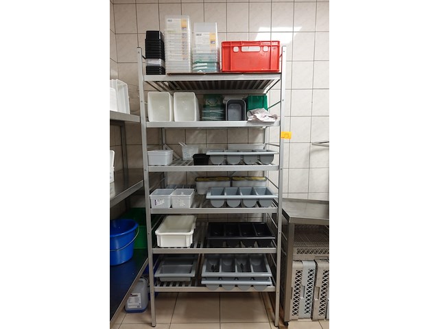 Rek + inhoud - afbeelding 1 van  8