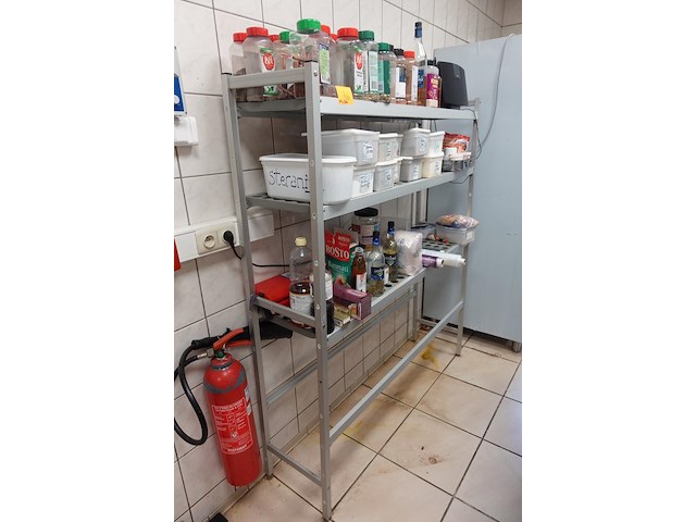 Rek + inhoud - afbeelding 1 van  7