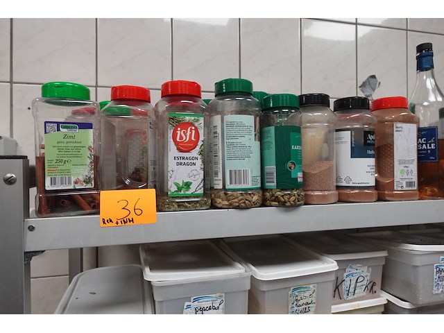 Rek + inhoud - afbeelding 2 van  7