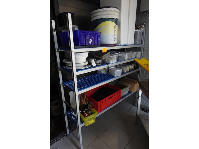 Rek + inhoud - afbeelding 1 van  10