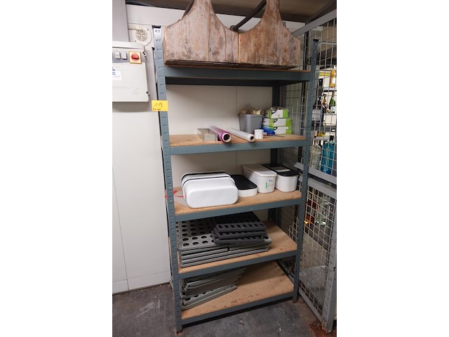 Rek + inhoud - afbeelding 1 van  6