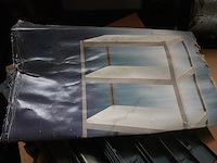 Rek l. 90 x h. 180 x d. 45 cm - afbeelding 2 van  2