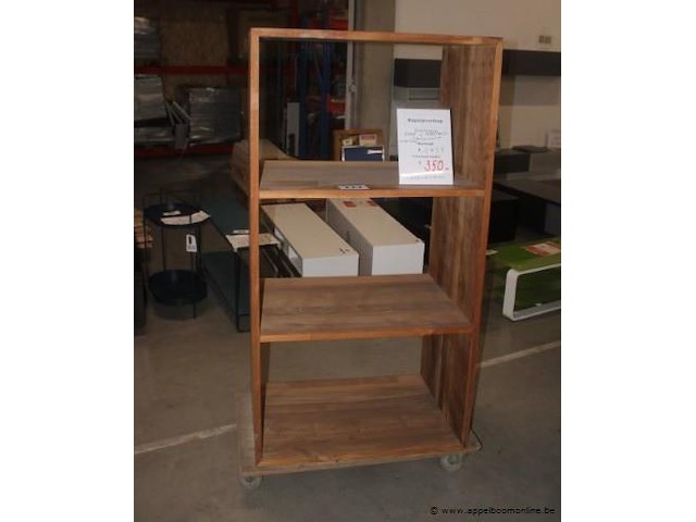 Rek massief teak - afbeelding 1 van  2
