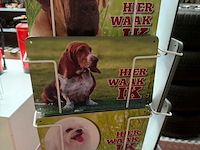 Rek met grappige waakborden "hier waak ik" (±40x) - afbeelding 3 van  4