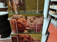 Rek met grappige waakborden "hier waak ik" (±40x) - afbeelding 3 van  4