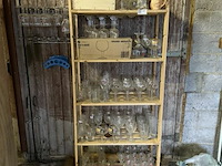 Rekje met glazen, div soorten - afbeelding 1 van  5