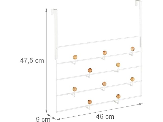 Relaxdays deurkapstok - afbeelding 4 van  4