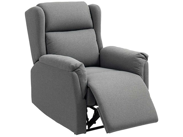 Relaxstoel, gestoffeerde fauteuil met voetsteun - afbeelding 3 van  7