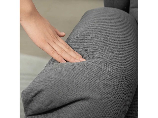 Relaxstoel, gestoffeerde fauteuil met voetsteun - afbeelding 6 van  7