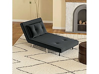 Relaxstoel met cabrio-functie, knop-tufting - afbeelding 2 van  7