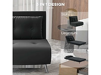 Relaxstoel met cabrio-functie, knop-tufting - afbeelding 5 van  7