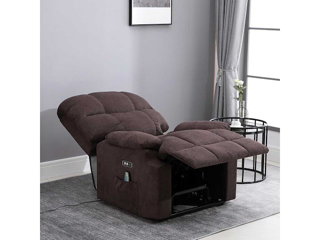 Relaxstoel met lifthulp, massagestoel - afbeelding 8 van  9