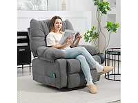 Relaxstoel met massagefunctie, leunfunctie - afbeelding 2 van  10