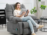 Relaxstoel met massagefunctie, leunfunctie