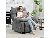 Relaxstoel met massagefunctie, leunfunctie - afbeelding 2 van  9
