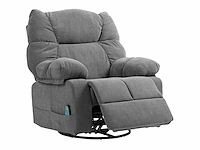 Relaxstoel met massagefunctie, leunfunctie - afbeelding 3 van  9