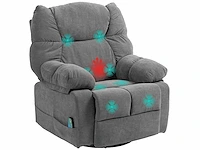 Relaxstoel met massagefunctie, leunfunctie - afbeelding 7 van  9