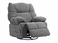 Relaxstoel met massagefunctie, leunfunctie - afbeelding 9 van  9