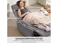 Relaxstoel met verlengde functie, gestoffeerde tv-stoel - afbeelding 4 van  10