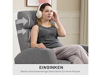 Relaxstoel met verlengde functie, gestoffeerde tv-stoel - afbeelding 8 van  9