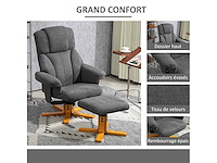 Relaxstoel met voetsteun, relaxstoel - afbeelding 7 van  8