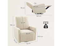 Relaxstoel, relaxstoel met voetsteun - afbeelding 4 van  11