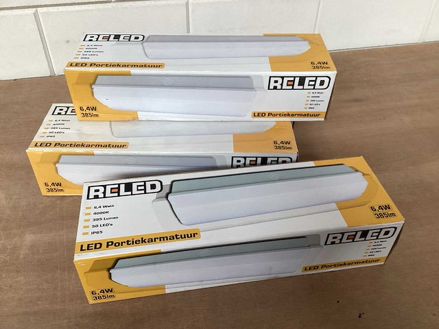 Reled portiekarmatuur led ip65 (4x) - afbeelding 1 van  5