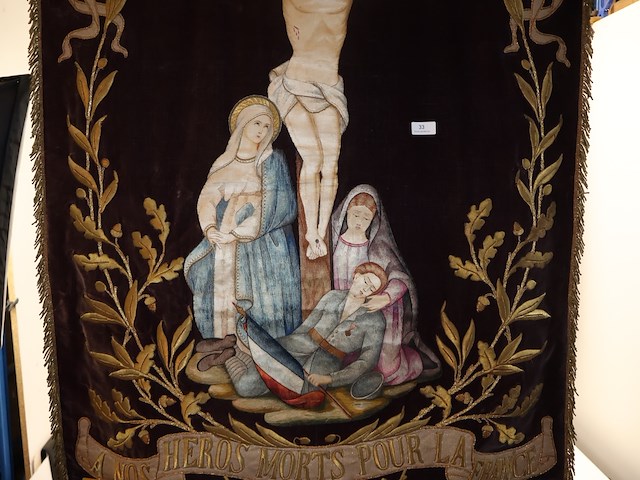 Religieus herdenkingsvaandel - afbeelding 3 van  8