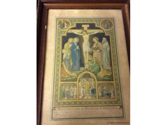 Religieus kader 2st - afbeelding 2 van  2