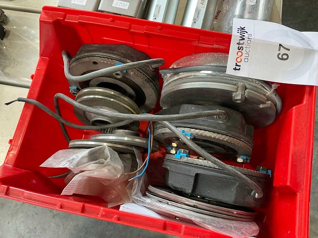 Rem voor elektrische motor (4x) - afbeelding 1 van  3