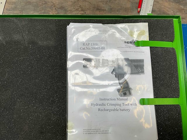 Rema rap 130h hydraulic crimping tool - afbeelding 2 van  2