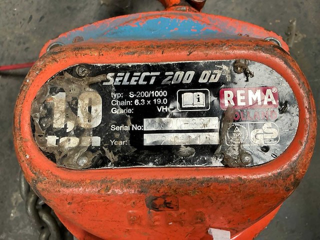 Rema select 200 od kettingtakel - afbeelding 3 van  4