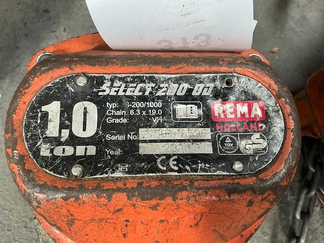 Rema select 200 od kettingtakel - afbeelding 2 van  5