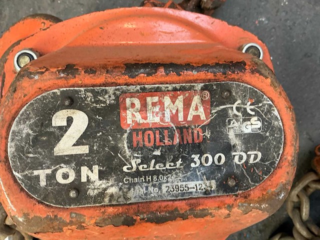 Rema select 300 dd kettingtakel (2x) - afbeelding 6 van  6