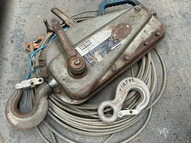 Rema t35 staalkabel takel - afbeelding 2 van  6