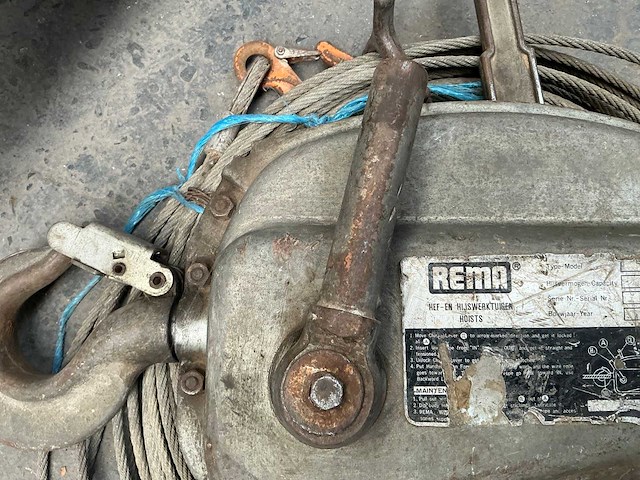 Rema t35 staalkabel takel - afbeelding 5 van  6