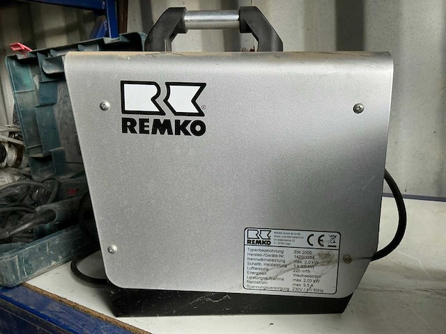 Remko em2000 elektrische bijverwarming - afbeelding 2 van  3