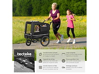 Remorque vélo pour chien woofrider noir - afbeelding 3 van  9